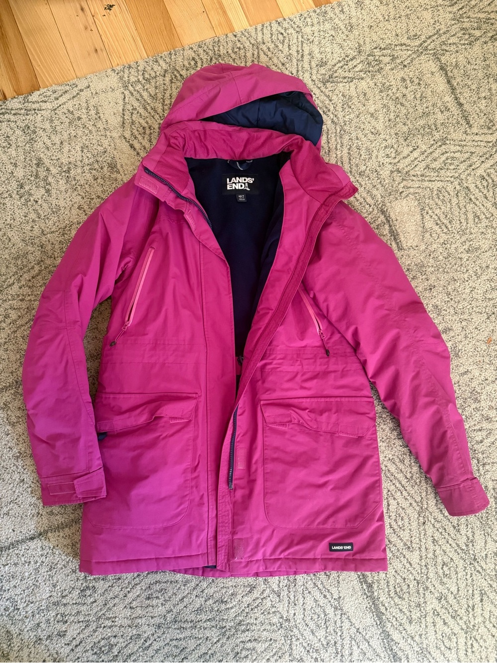 Lands End Tall Squall Waterproof insulated parka